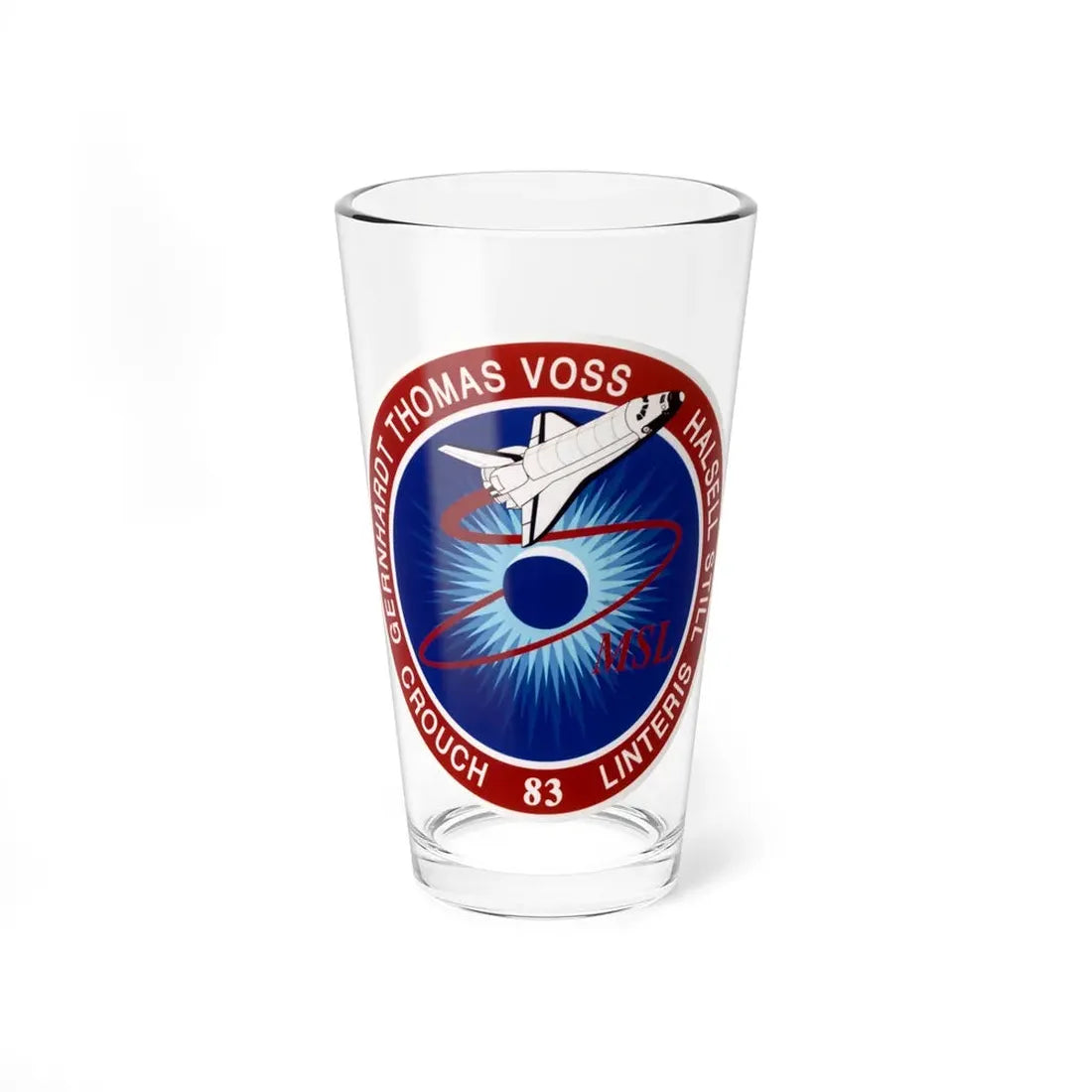 STS 83 (NASA) Pint Glass 16oz 16oz - Go Mug Yourself