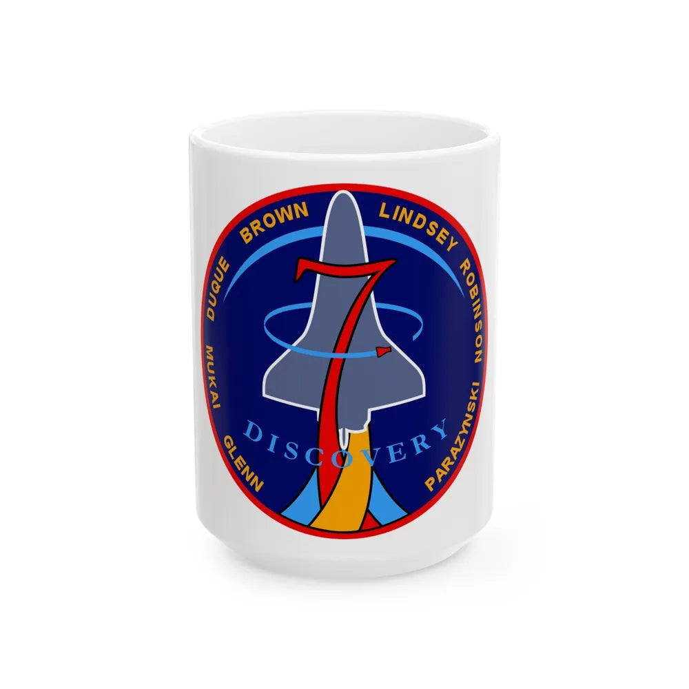 STS 95 (NASA) White Coffee Mug-15oz-Go Mug Yourself