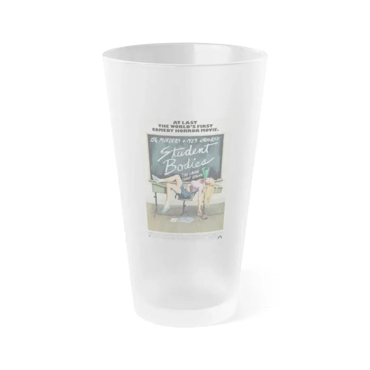 STUDENT BODIES 1981 Movie Poster - Frosted Pint Glass 16oz Default Title - Go Mug Yourself