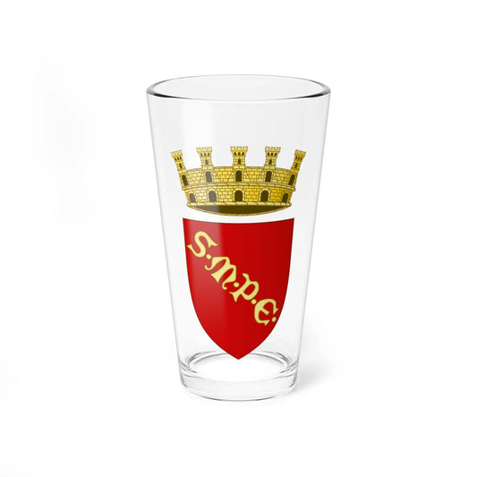 Sulmona-Stemma (Italy) (Coat of Arms) Pint Glass 16oz 16oz - Go Mug Yourself