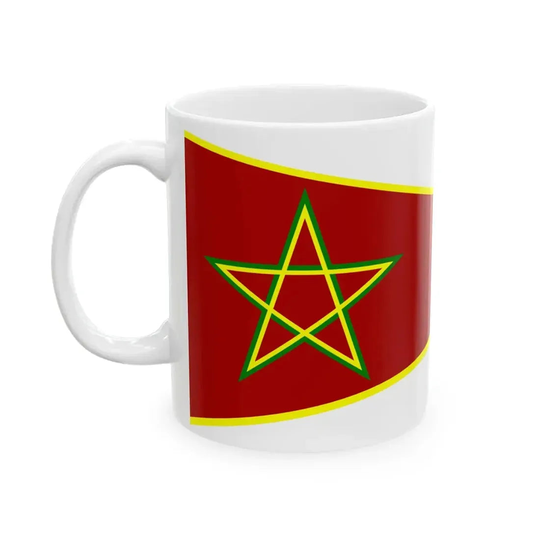 Sultan Standard of Morocco 1939 (Morocco) White Coffee Mug - Go Mug Yourself