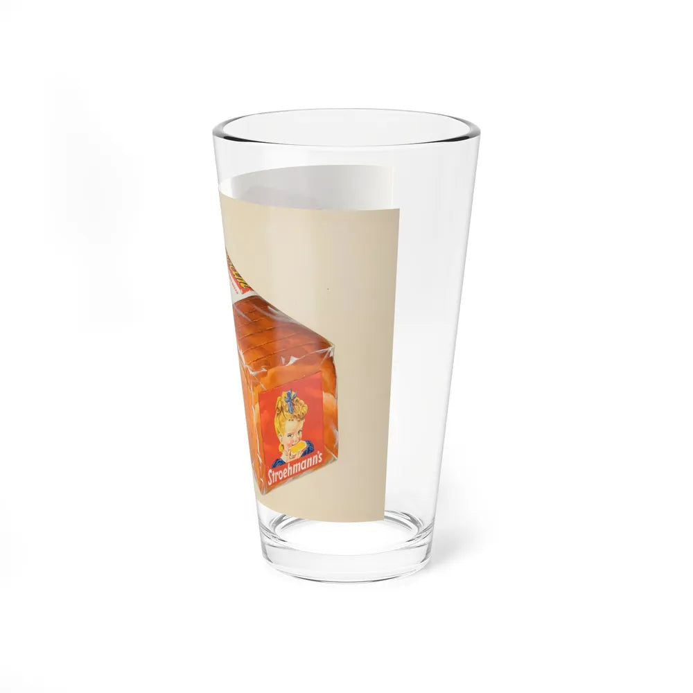 Sunbeam Stroehmann's Bread ad illustration (Magazine Illustration) Pint Glass 16oz - Go Mug Yourself