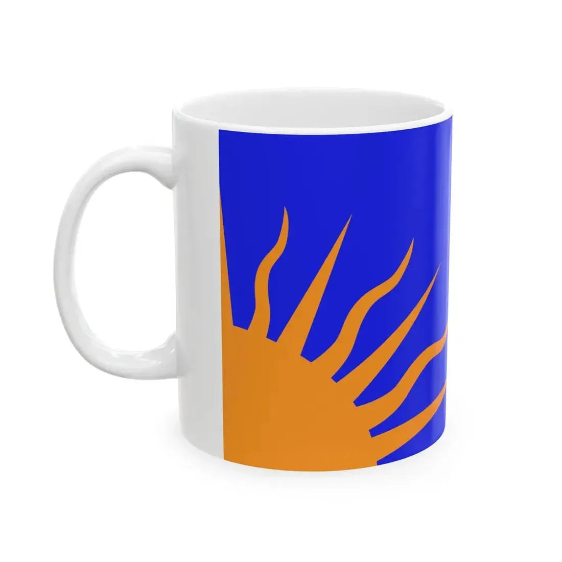 Sunburst Flag (Ireland) White Coffee Mug - Go Mug Yourself