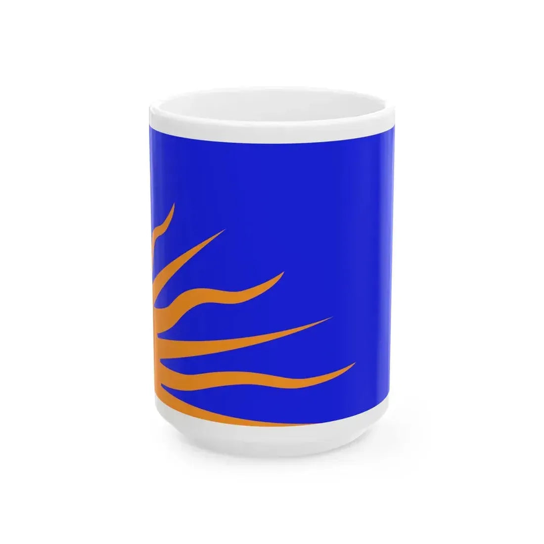 Sunburst Flag Variant (Ireland) White Coffee Mug 15oz - Go Mug Yourself