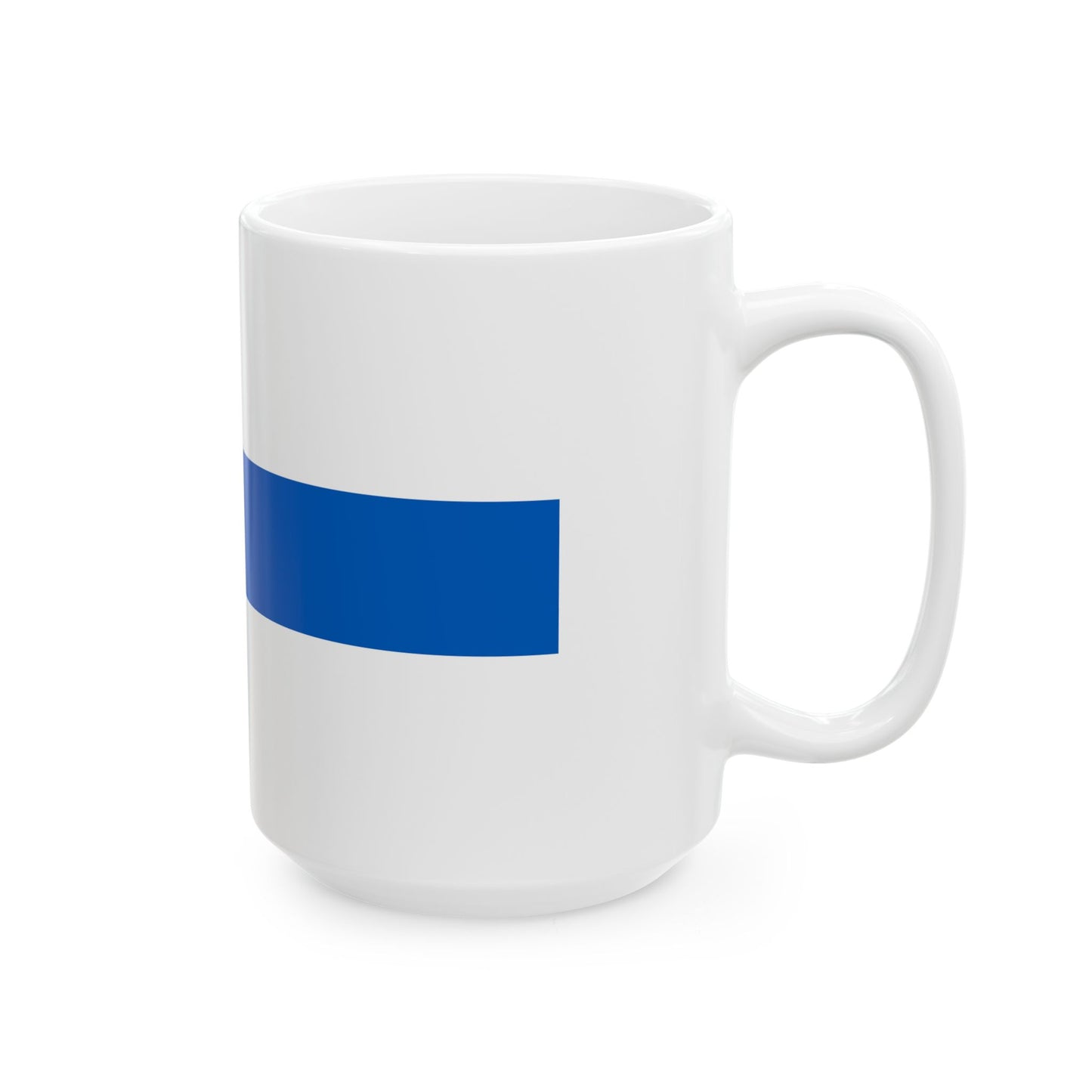 Suomen tullilippu 1919-1920 (Finland) White Coffee Mug-Go Mug Yourself