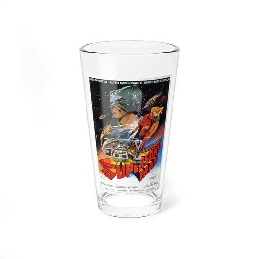 SUPERSONIC MAN 1979 Movie Poster - Pint Glass 16oz 16oz - Go Mug Yourself