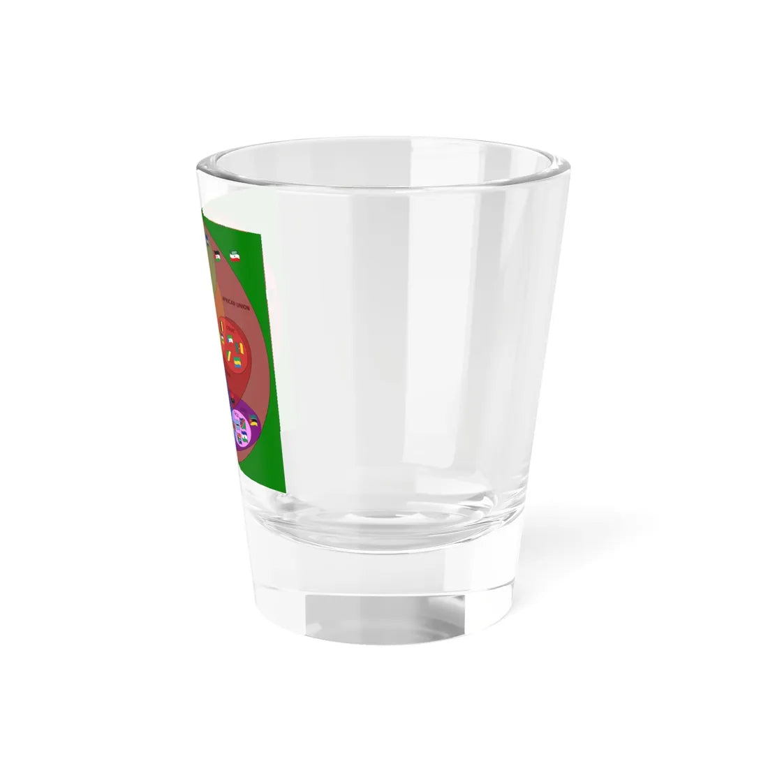 Supranational African Bodies-en (Mauritius) Shot Glass 1.5oz - Go Mug Yourself