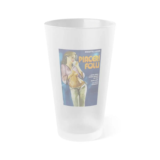 SUPREME DELIGHTS 1977 Movie Poster - Frosted Pint Glass 16oz Default Title - Go Mug Yourself
