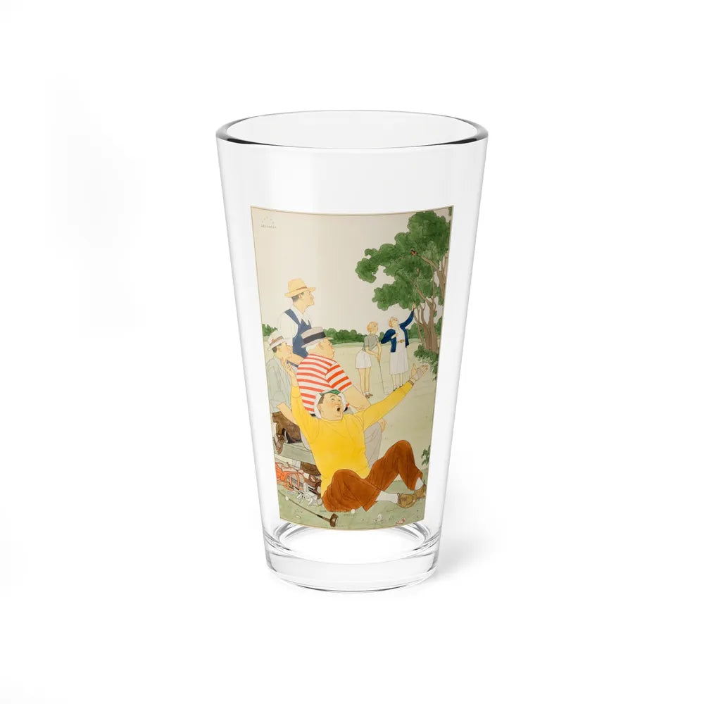 Sure Enough! . . . It's a Baltimore Oriole, Acushnet advertisement, The Saturday Evening Post, July 1952 (Magazine Illustration) Pint Glass 16oz 16oz - Go Mug Yourself