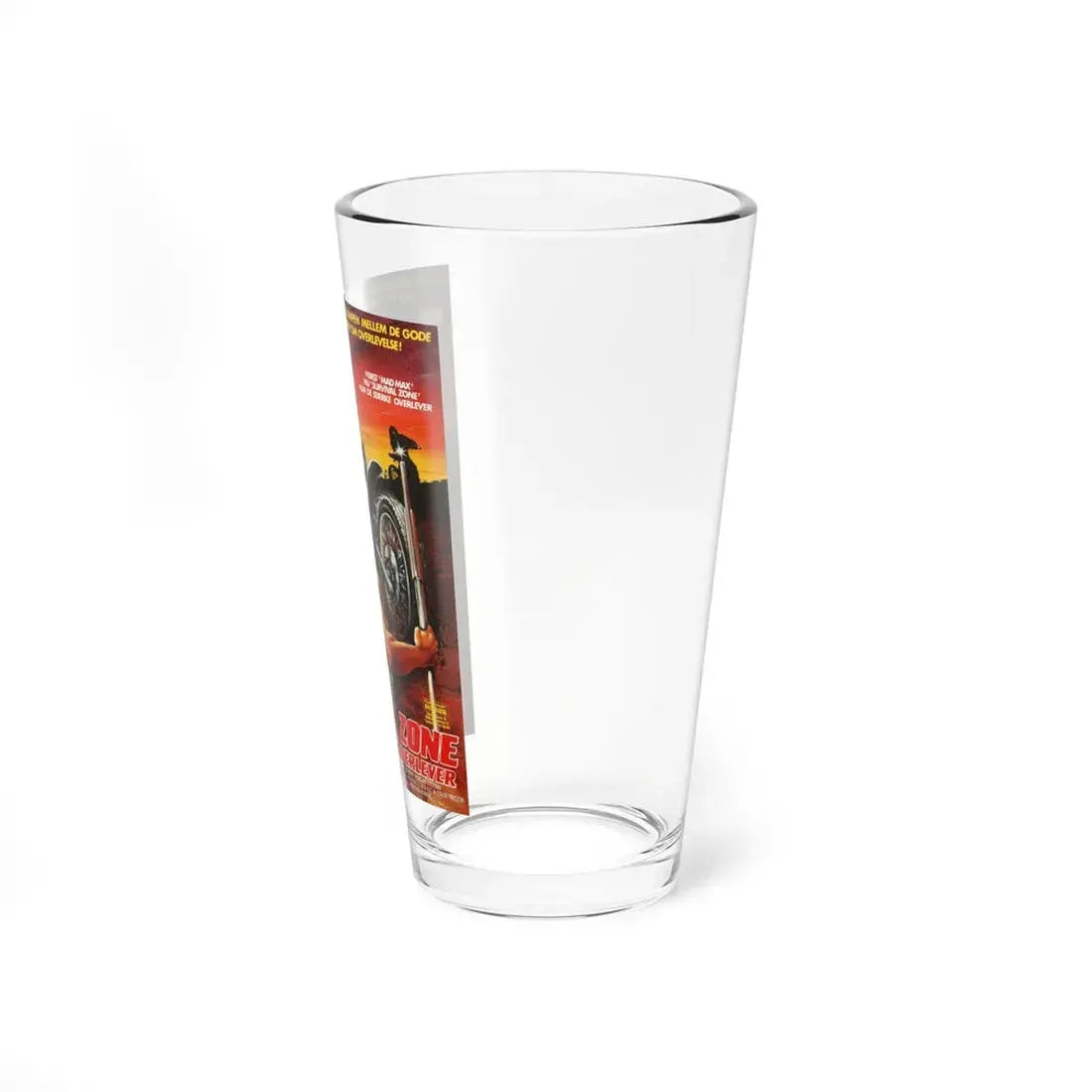 SURVIVAL ZONE (DANISH) 1983 Movie Poster - Pint Glass 16oz - Go Mug Yourself