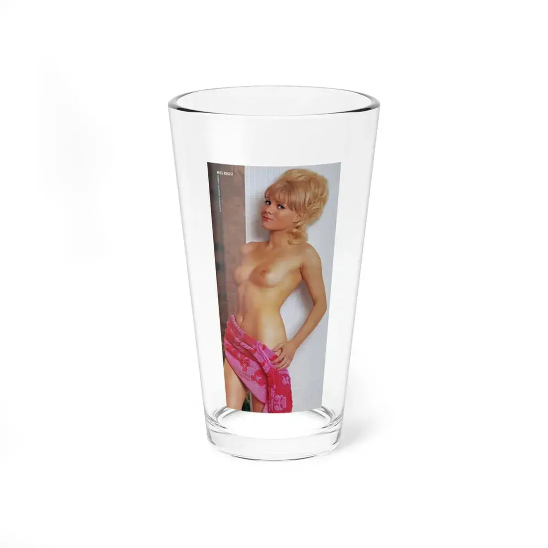 Susan Denberg #08 - Topless3 (Vintage Female Icon) Pint Glass 16oz 16oz - Go Mug Yourself