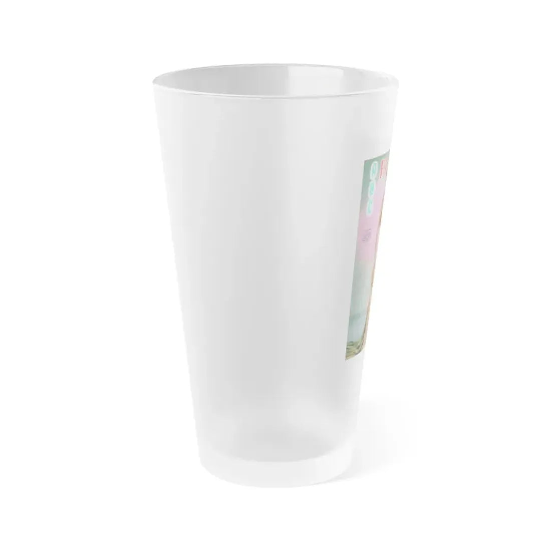 Susan Denberg #103 - Mag. Cover (Vintage Female Icon) Frosted Pint Glass 16oz - Go Mug Yourself