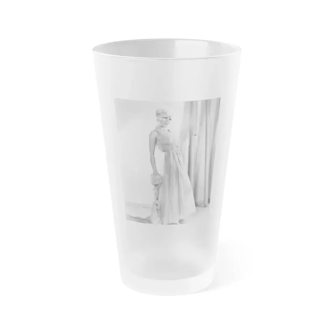 Susan Denberg #11 (Vintage Female Icon) Frosted Pint Glass 16oz 16oz Frosted - Go Mug Yourself