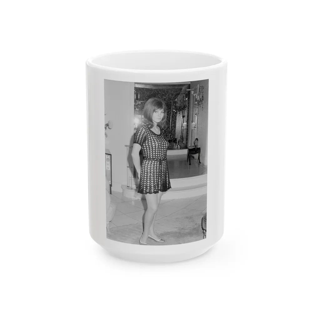 Susan Denberg #117 (Vintage Female Icon) White Coffee Mug-15oz-Go Mug Yourself