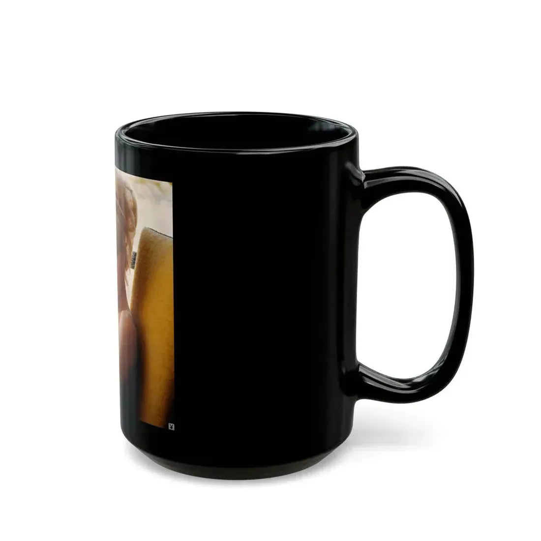 Susan Denberg #26 - Topless (Vintage Female Icon) Black Coffee Mug - Go Mug Yourself