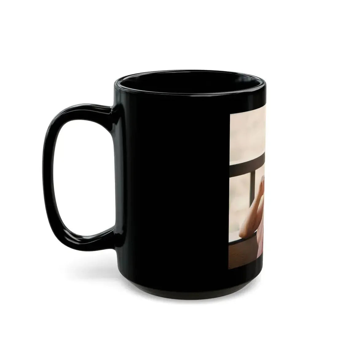 Susan Denberg #26 - Topless (Vintage Female Icon) Black Coffee Mug - Go Mug Yourself