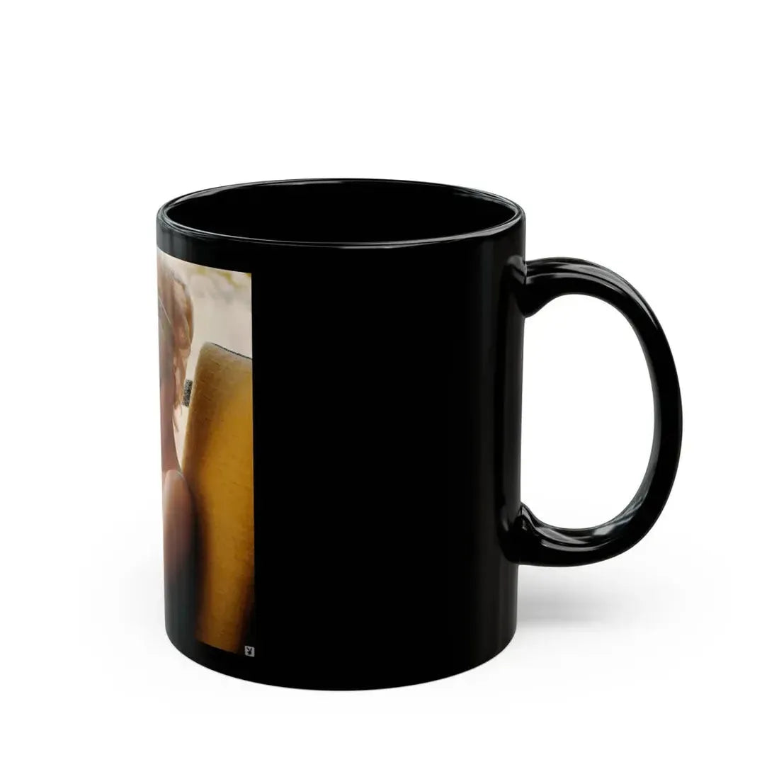 Susan Denberg #26 - Topless (Vintage Female Icon) Black Coffee Mug - Go Mug Yourself