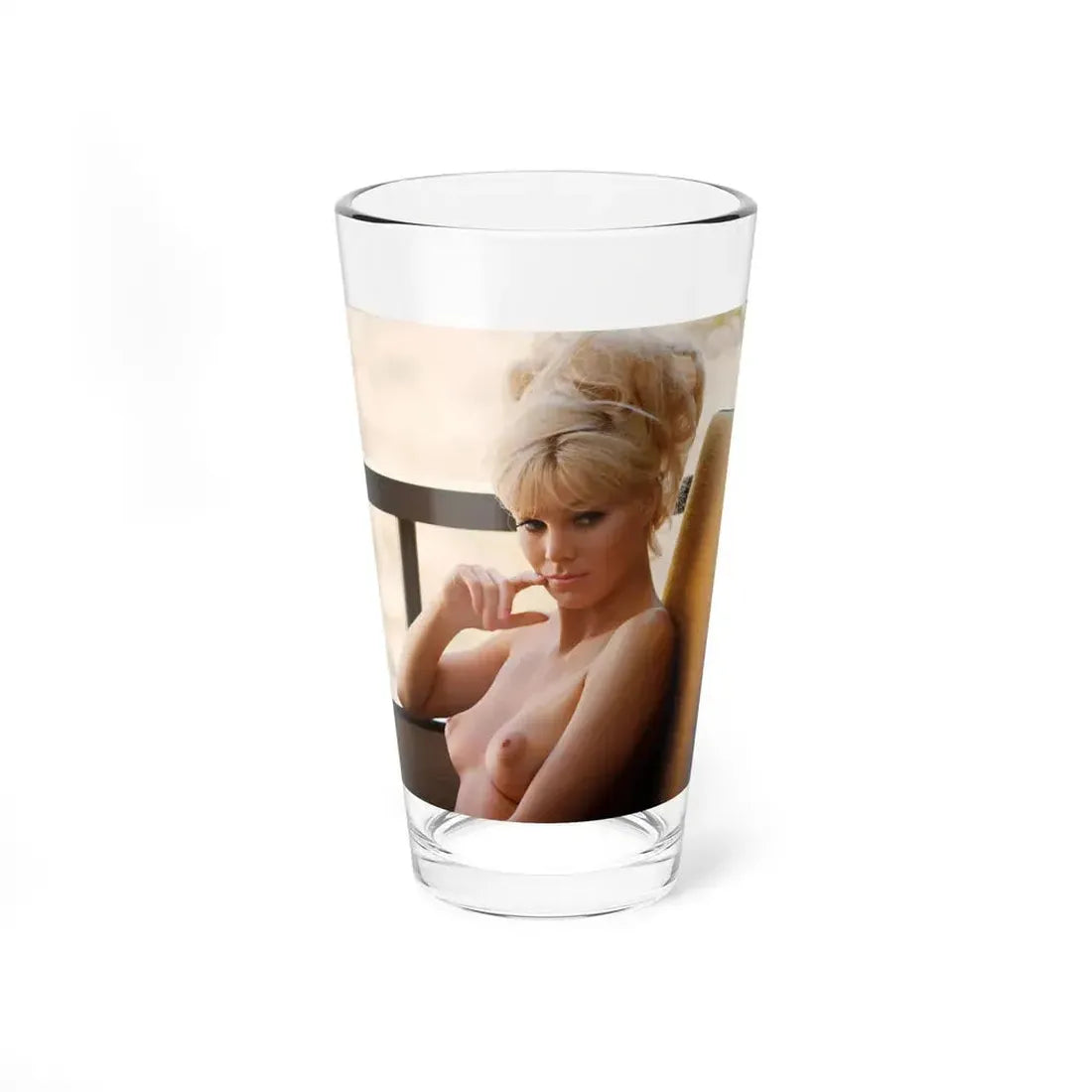 Susan Denberg #26 - Topless (Vintage Female Icon) Pint Glass 16oz 16oz - Go Mug Yourself