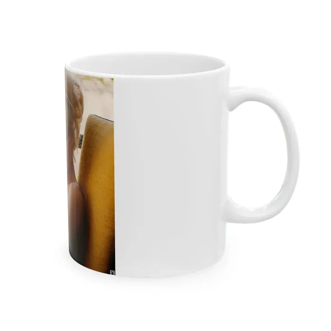 Susan Denberg #26 - Topless (Vintage Female Icon) White Coffee Mug - Go Mug Yourself