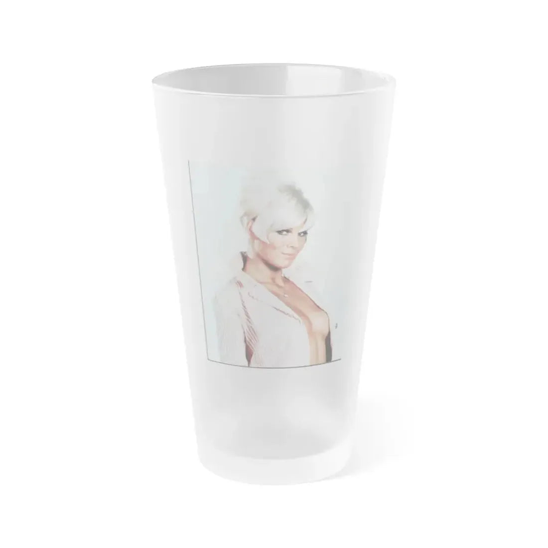 Susan Denberg #45 (Vintage Female Icon) Frosted Pint Glass 16oz 16oz Frosted - Go Mug Yourself