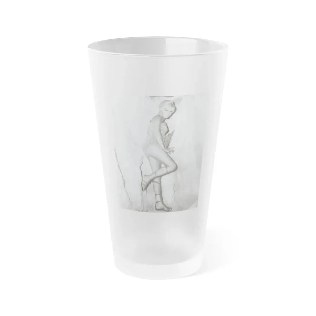 Susan Denberg #49 (Vintage Female Icon) Frosted Pint Glass 16oz 16oz Frosted - Go Mug Yourself