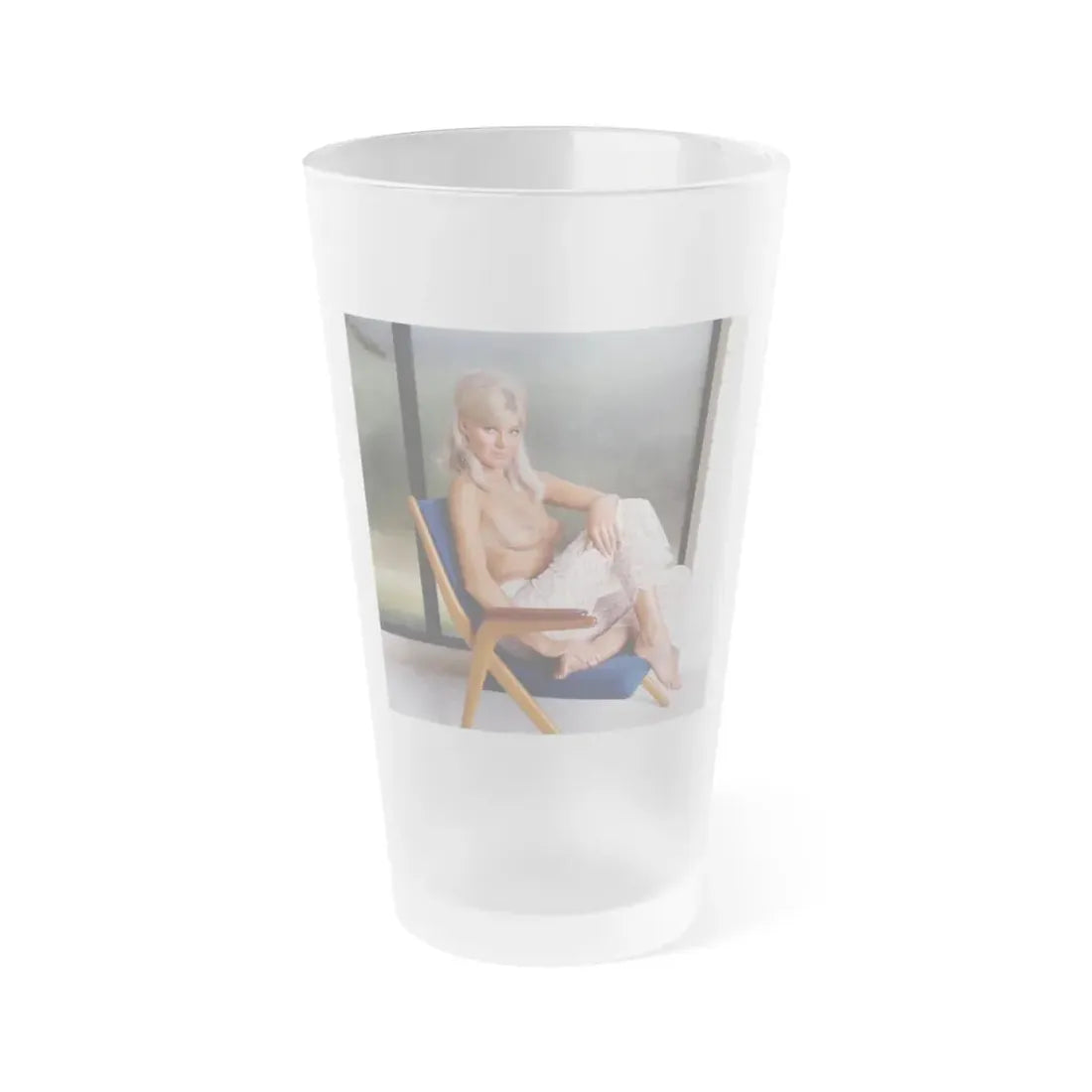 Susan Denberg #52 (Vintage Female Icon) Frosted Pint Glass 16oz 16oz Frosted - Go Mug Yourself