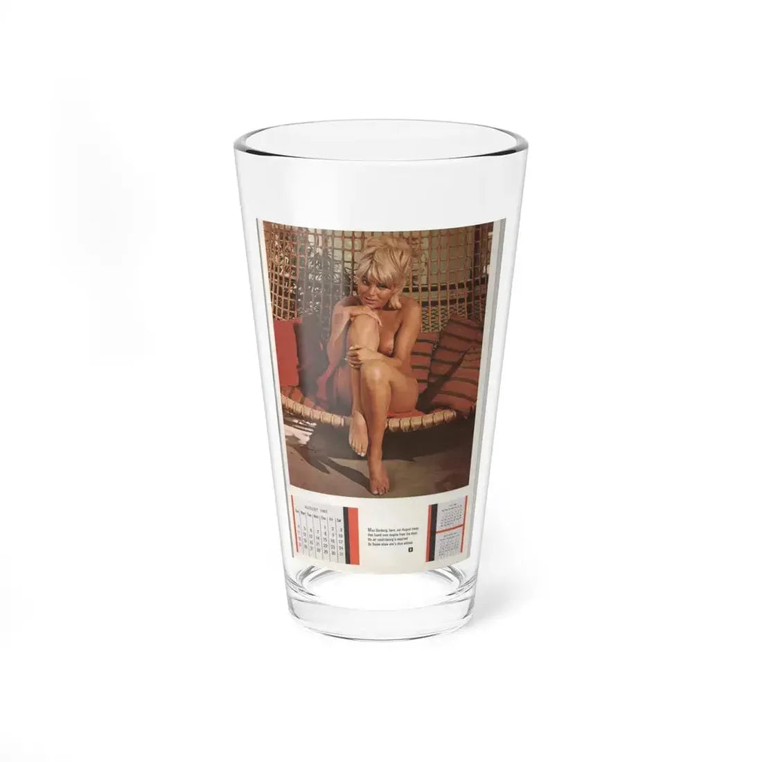 Susan Denberg #58 (Vintage Female Icon) Pint Glass 16oz 16oz - Go Mug Yourself