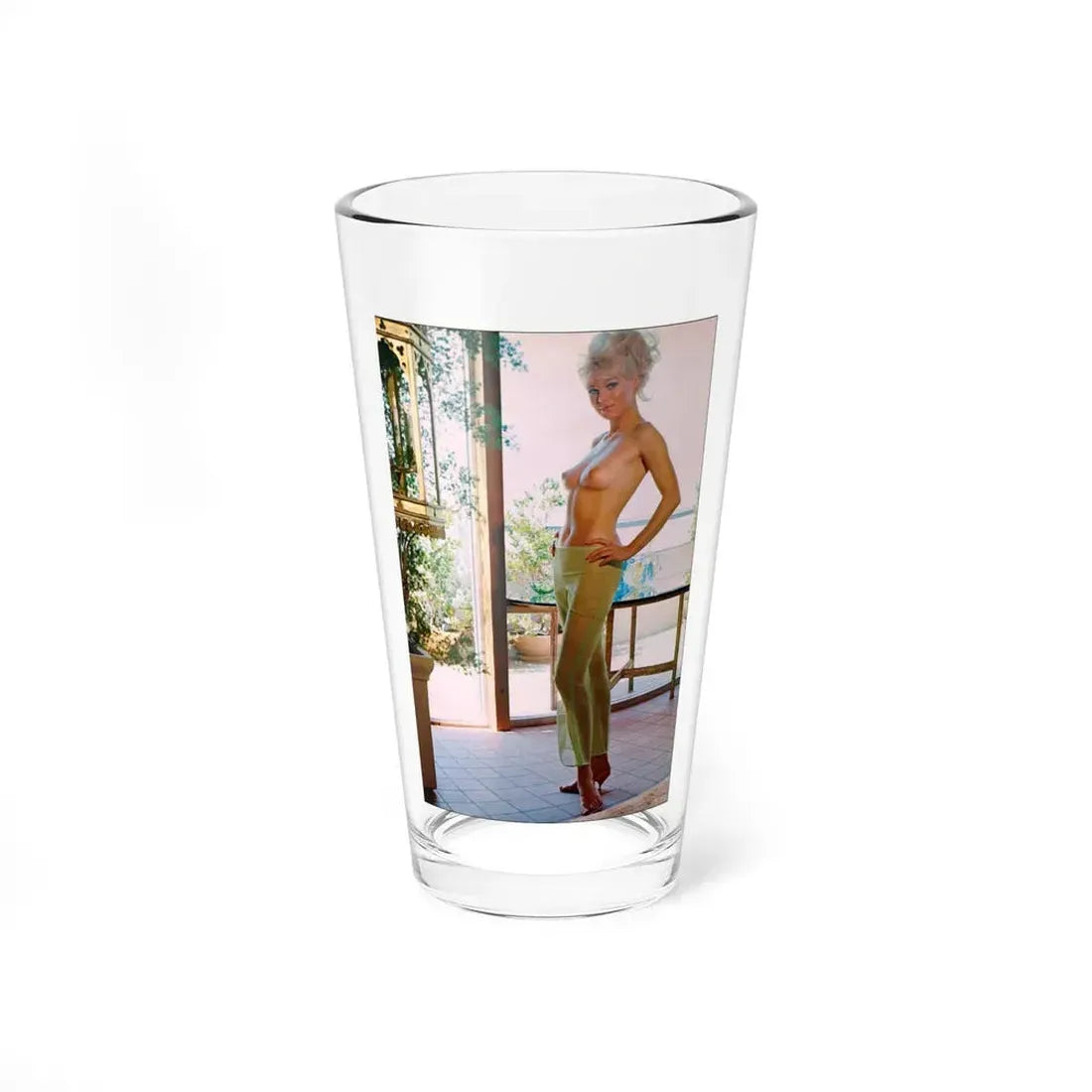 Susan Denberg #67 - Topless (Vintage Female Icon) Pint Glass 16oz 16oz - Go Mug Yourself