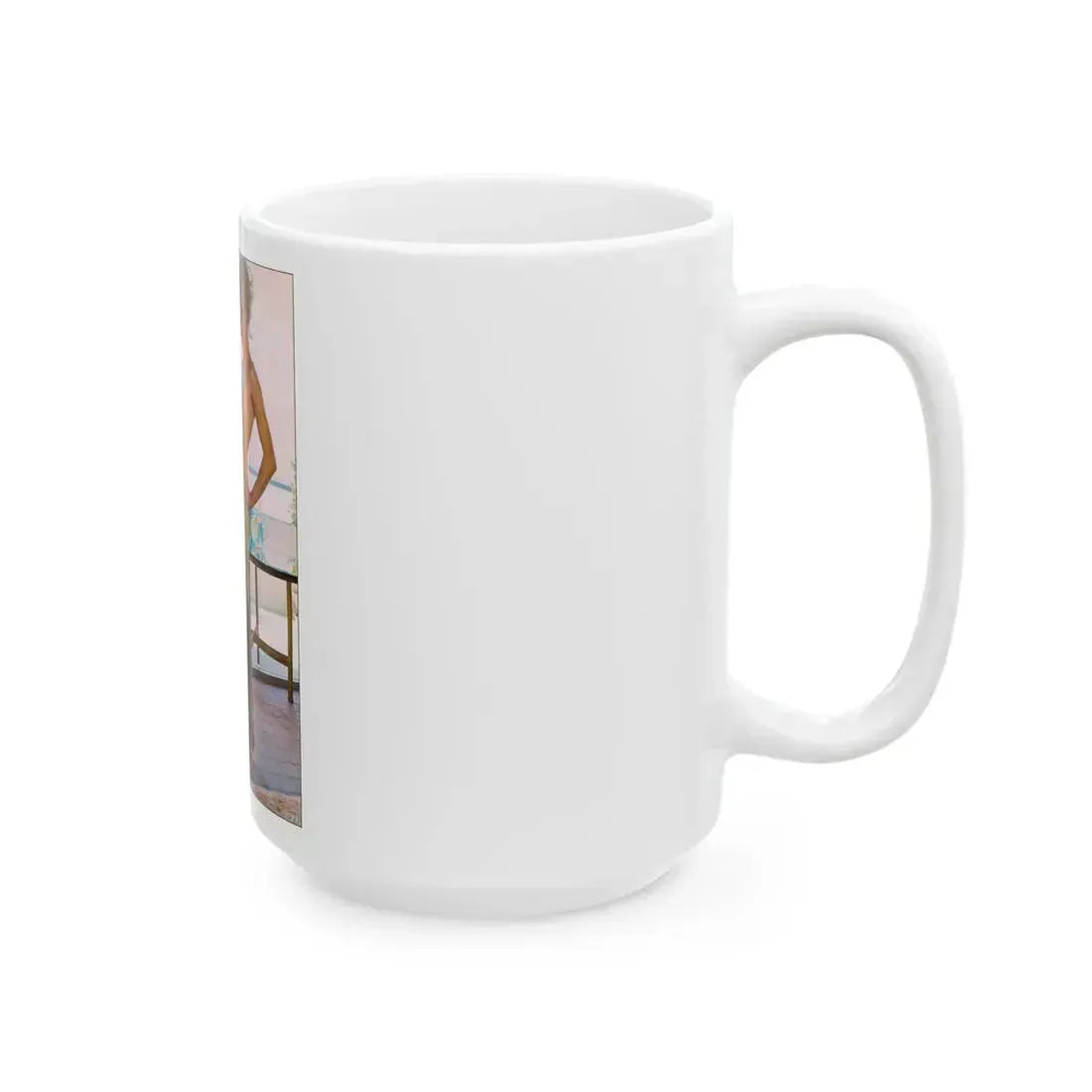 Susan Denberg #67 - Topless (Vintage Female Icon) White Coffee Mug - Go Mug Yourself