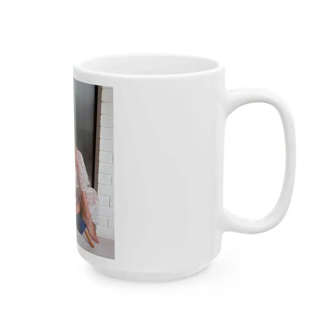 Susan Denberg #73 - Topless (Vintage Female Icon) White Coffee Mug - Go Mug Yourself