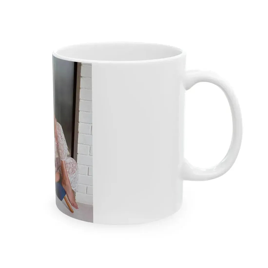 Susan Denberg #73 - Topless (Vintage Female Icon) White Coffee Mug - Go Mug Yourself