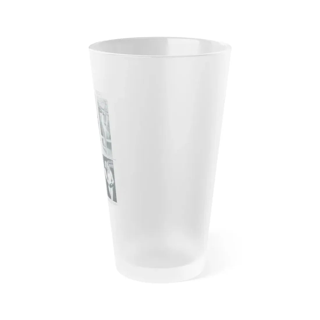 Susan Denberg #94 - B&W Mag. Photos & Article (Vintage Female Icon) Frosted Pint Glass 16oz - Go Mug Yourself