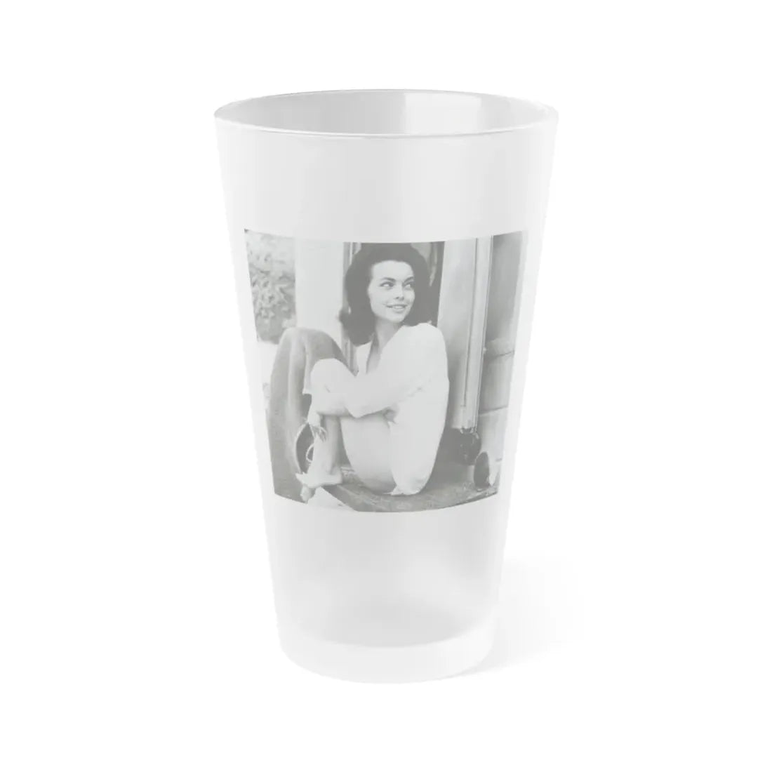 Susan Hart #26 (Vintage Female Icon) Frosted Pint Glass 16oz 16oz Frosted - Go Mug Yourself