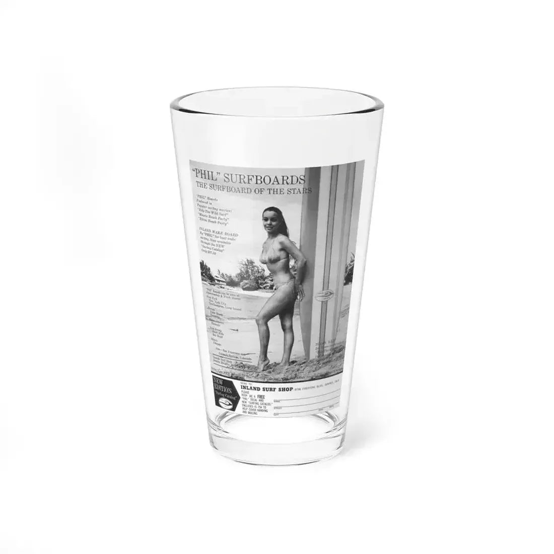 Susan Hart #36 (Vintage Female Icon) Pint Glass 16oz 16oz - Go Mug Yourself