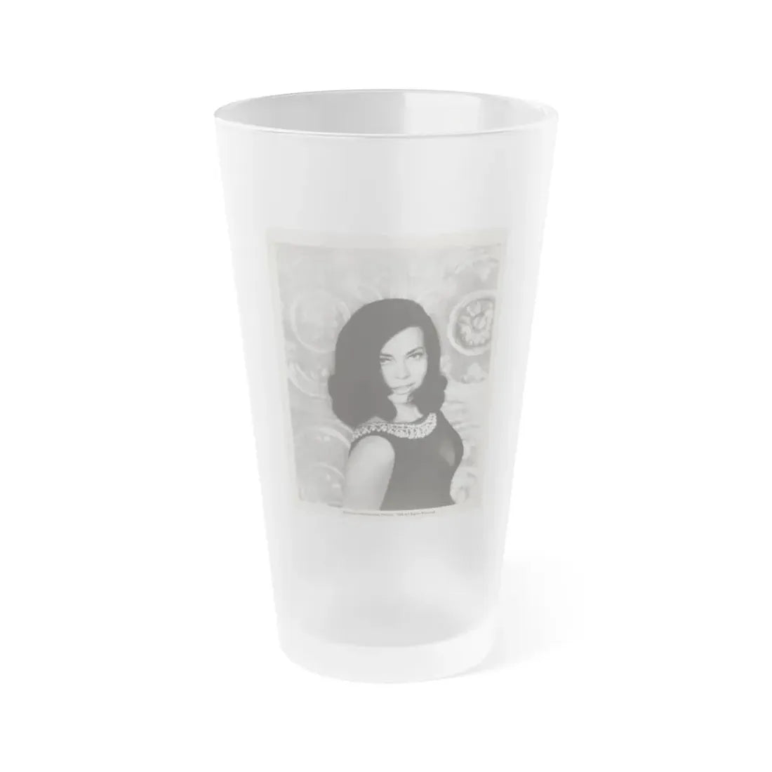 Susan Hart #49 - Vintage 8x10 B&W 1965 Upper Body Glamour Photo (Vintage Female Icon) Frosted Pint Glass 16oz 16oz Frosted - Go Mug Yourself
