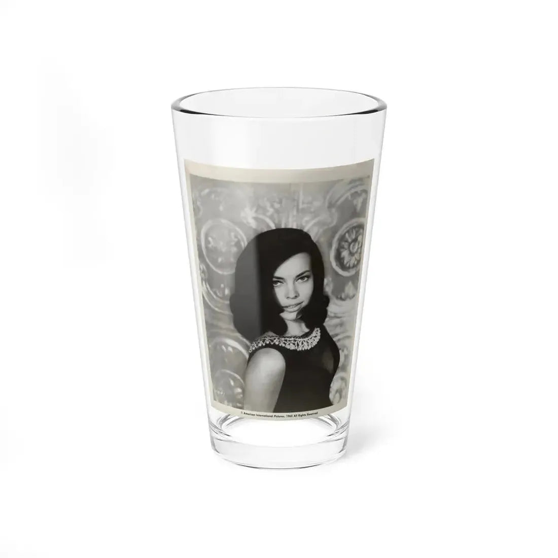 Susan Hart #49 - Vintage 8x10 B&W 1965 Upper Body Glamour Photo (Vintage Female Icon) Pint Glass 16oz 16oz - Go Mug Yourself