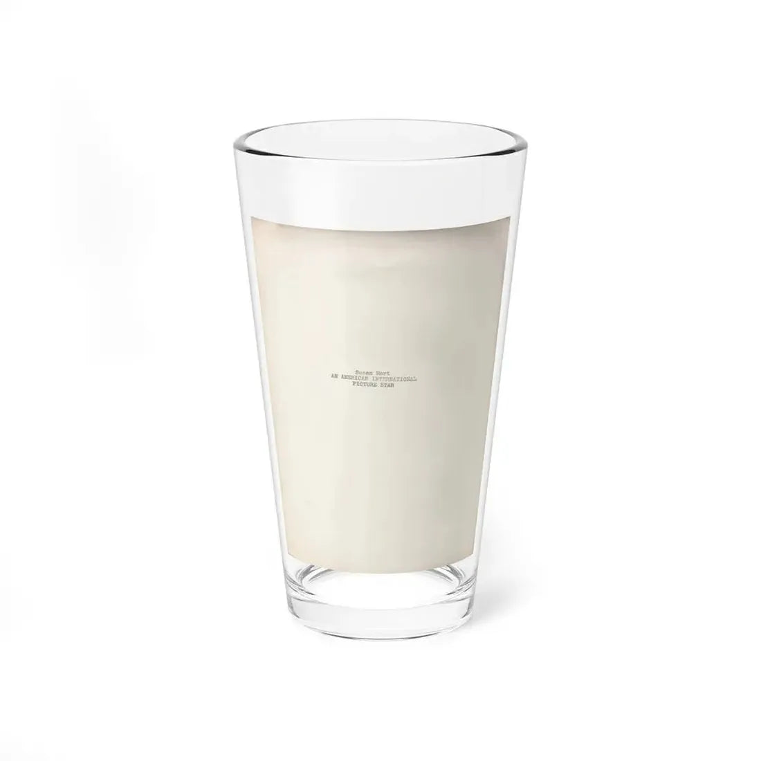 Susan Hart #49 - Vintage 8x10 B&W 1965 Upper Body Glamour Photo1 (Vintage Female Icon) Pint Glass 16oz 16oz - Go Mug Yourself