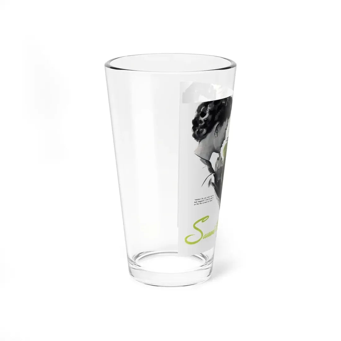 Susan's First Date, Everywoman's Magazine, October 1945 (Magazine Illustration) Pint Glass 16oz - Go Mug Yourself