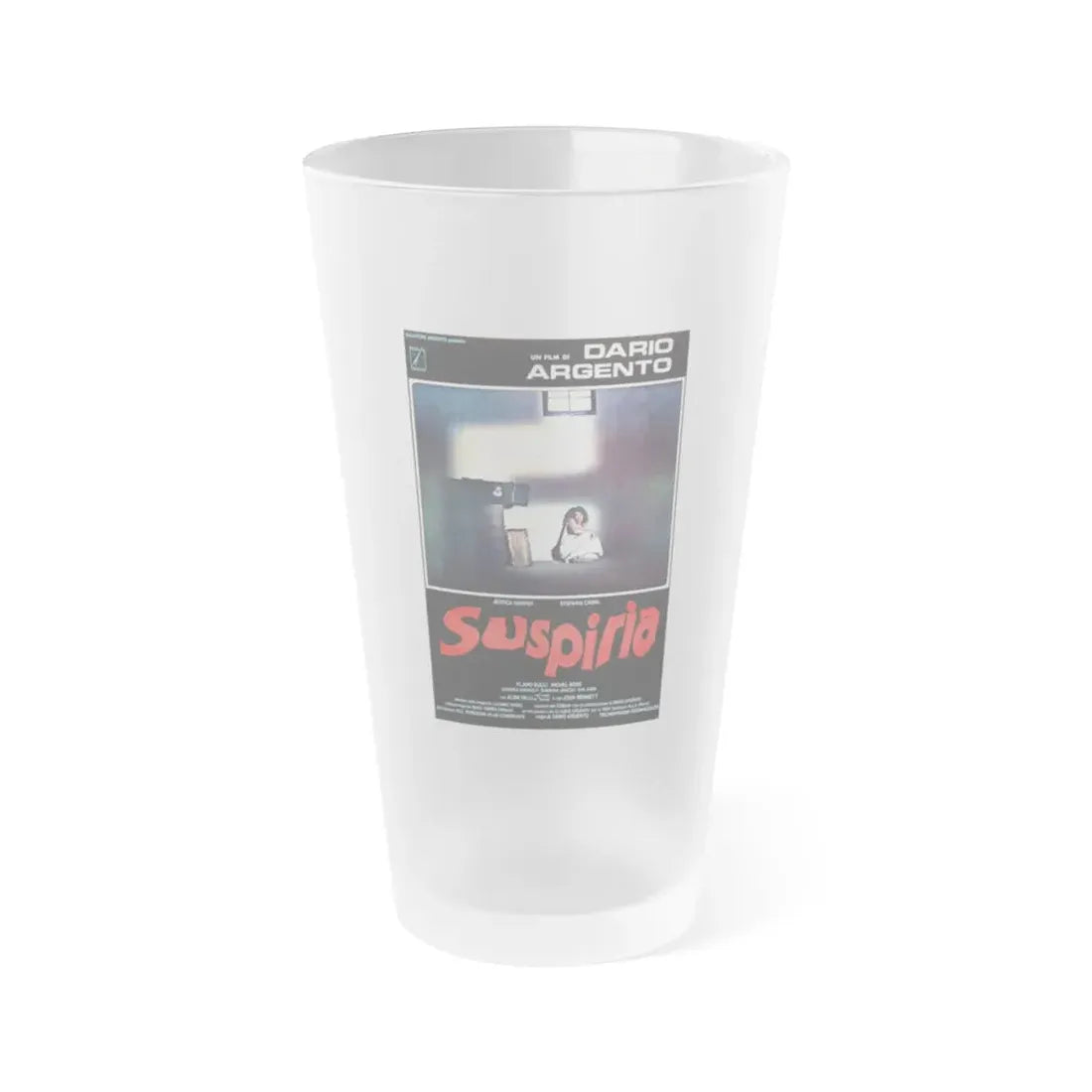 SUSPIRIA (5) 1977 Movie Poster - Frosted Pint Glass 16oz Default Title - Go Mug Yourself