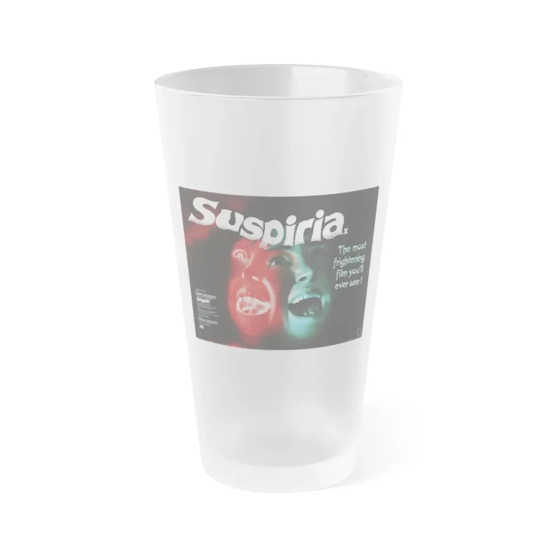 SUSPIRIA (6) 1977 Movie Poster - Frosted Pint Glass 16oz Default Title - Go Mug Yourself