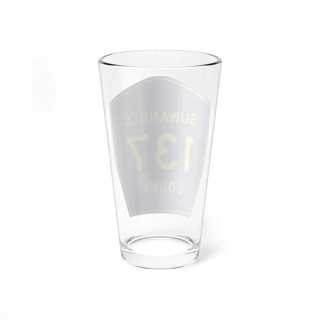 Suwannee County 137 (Florida) (Road Sign) Pint Glss 16oz - Go Mug Yourself
