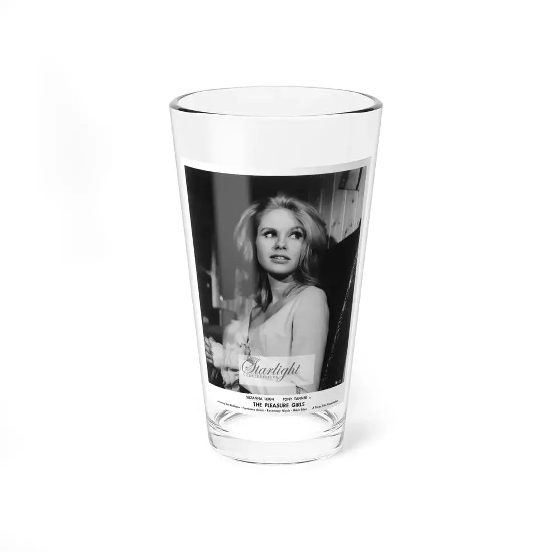 Suzanna Leigh #05 (Vintage Female Icon) Pint Glass 16oz 16oz - Go Mug Yourself