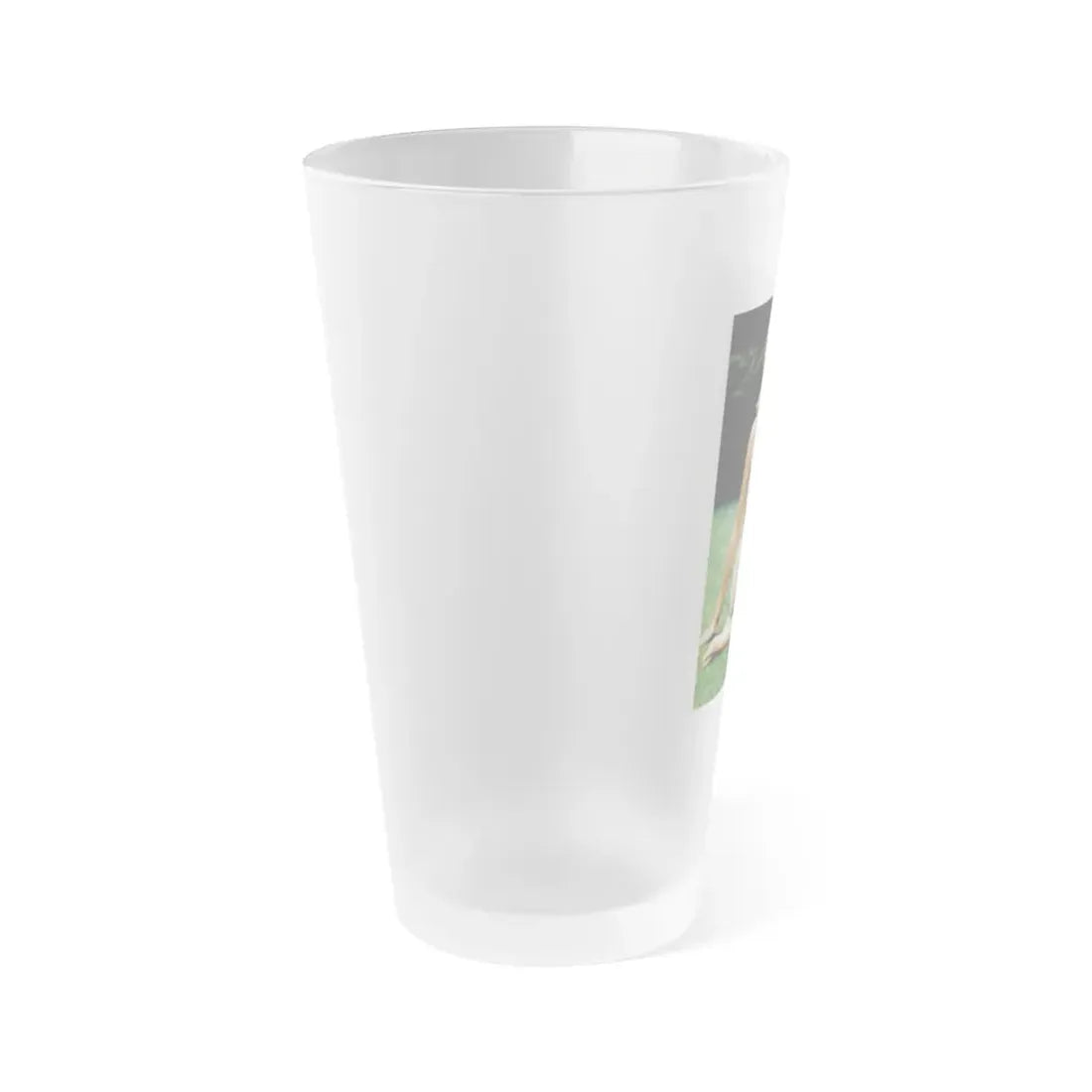 Suzanna Leigh #11 (Vintage Female Icon) Frosted Pint Glass 16oz - Go Mug Yourself
