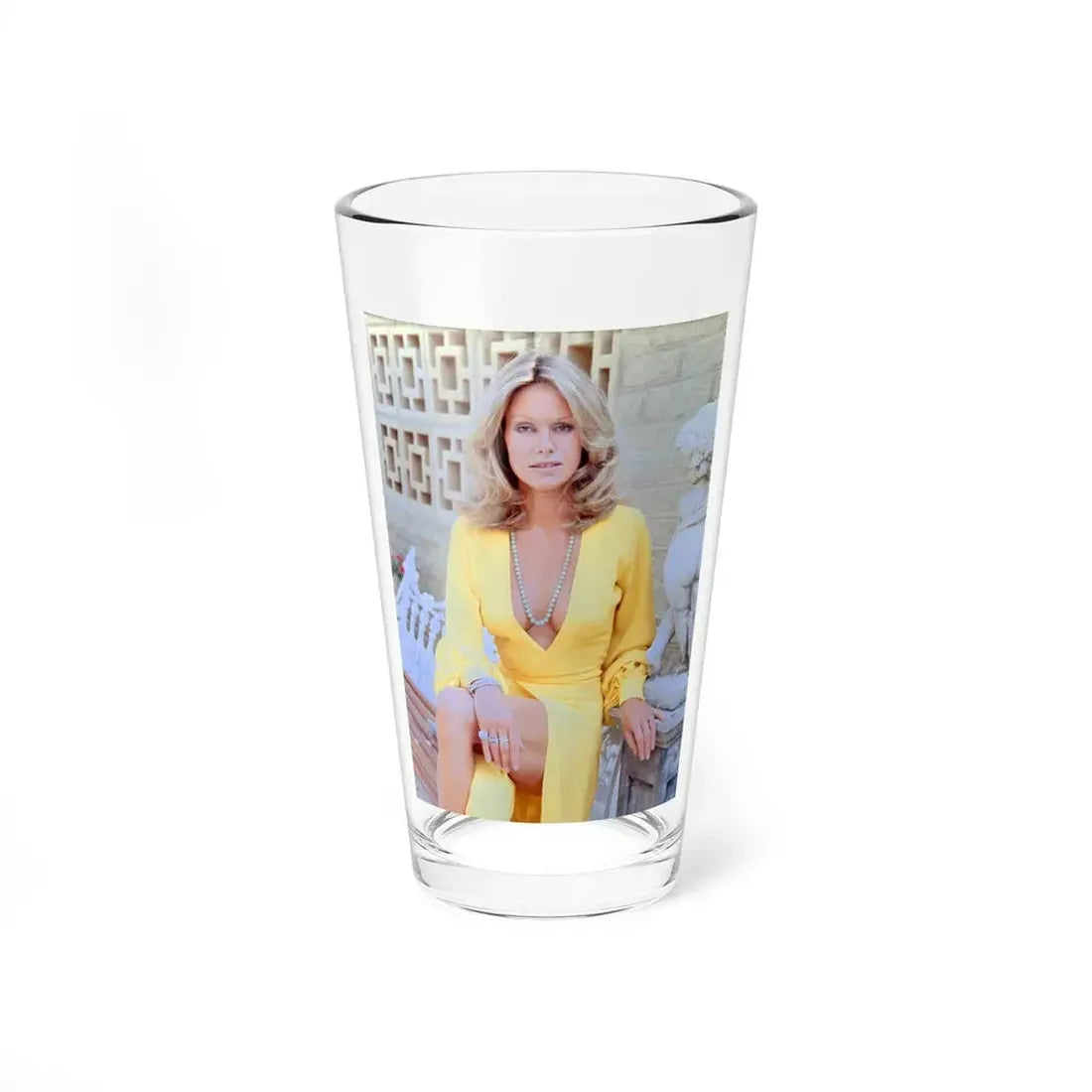 Suzanna Leigh #131 (Vintage Female Icon) Pint Glass 16oz 16oz - Go Mug Yourself