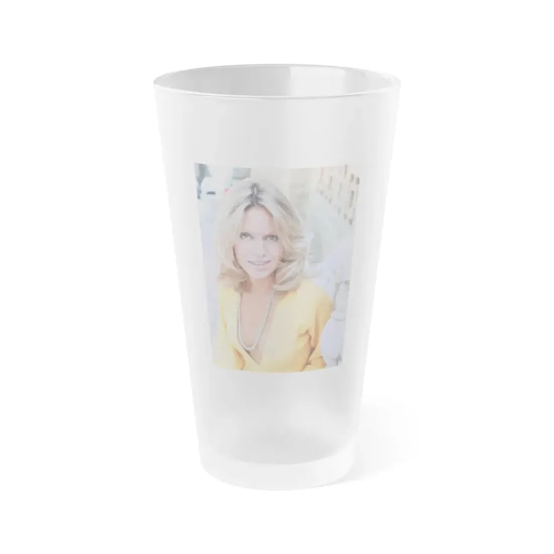 Suzanna Leigh #141 (Vintage Female Icon) Frosted Pint Glass 16oz 16oz Frosted - Go Mug Yourself