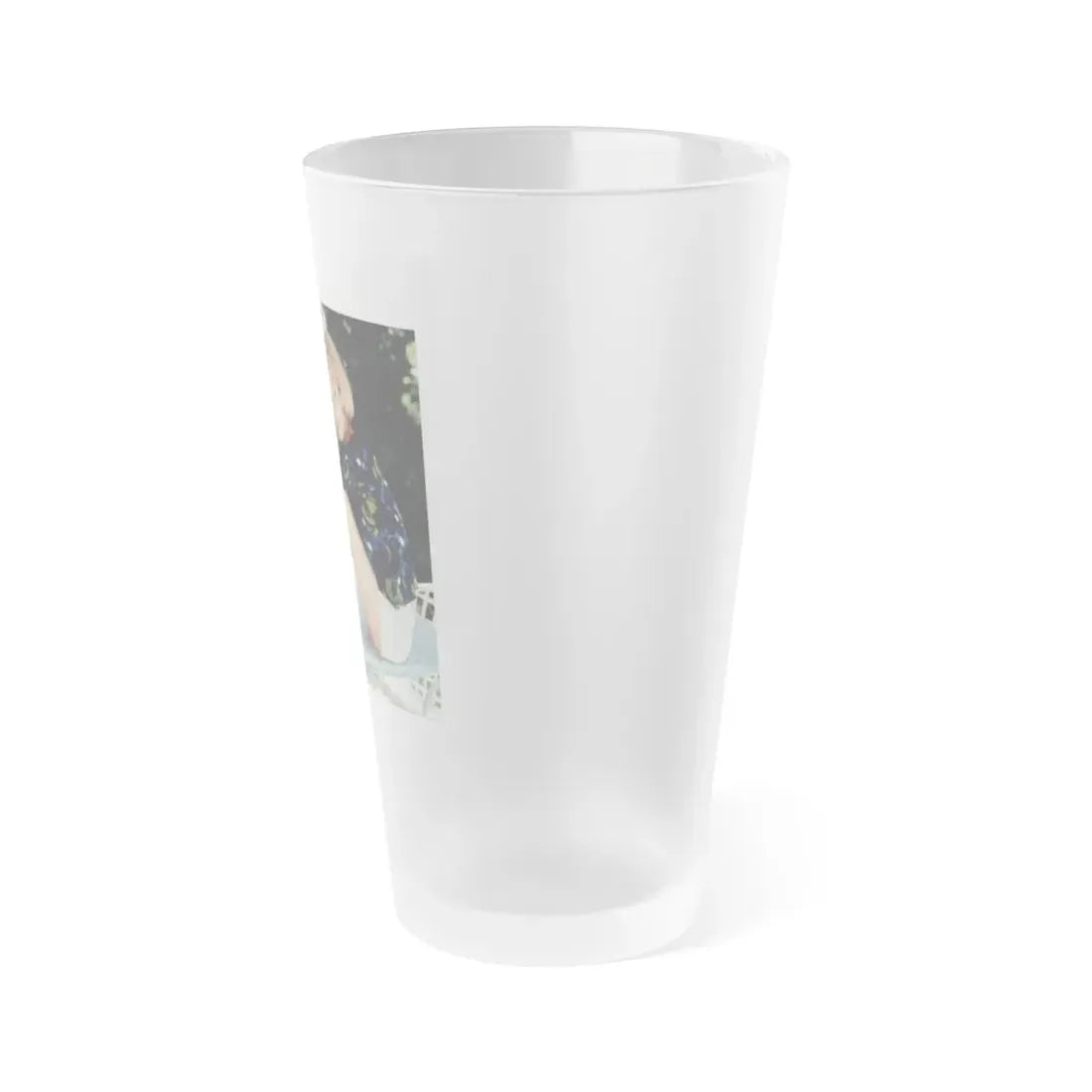 Suzanna Leigh #18 (Vintage Female Icon) Frosted Pint Glass 16oz - Go Mug Yourself