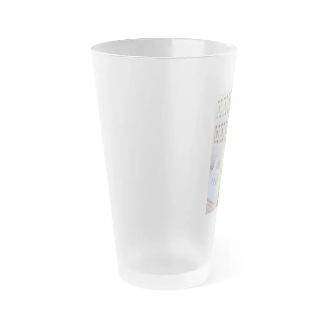 Suzanna Leigh #25 (Vintage Female Icon) Frosted Pint Glass 16oz - Go Mug Yourself