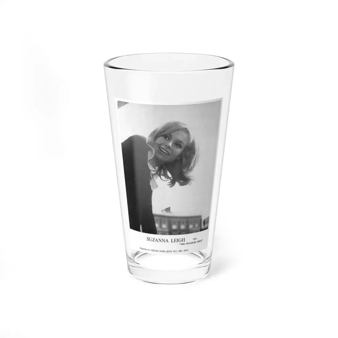 Suzanna Leigh #30 (Vintage Female Icon) Pint Glass 16oz 16oz - Go Mug Yourself