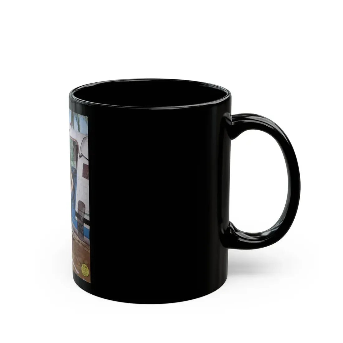 Suzanna Leigh #43 - Mag. Cover (Vintage Female Icon) Black Coffee Mug - Go Mug Yourself