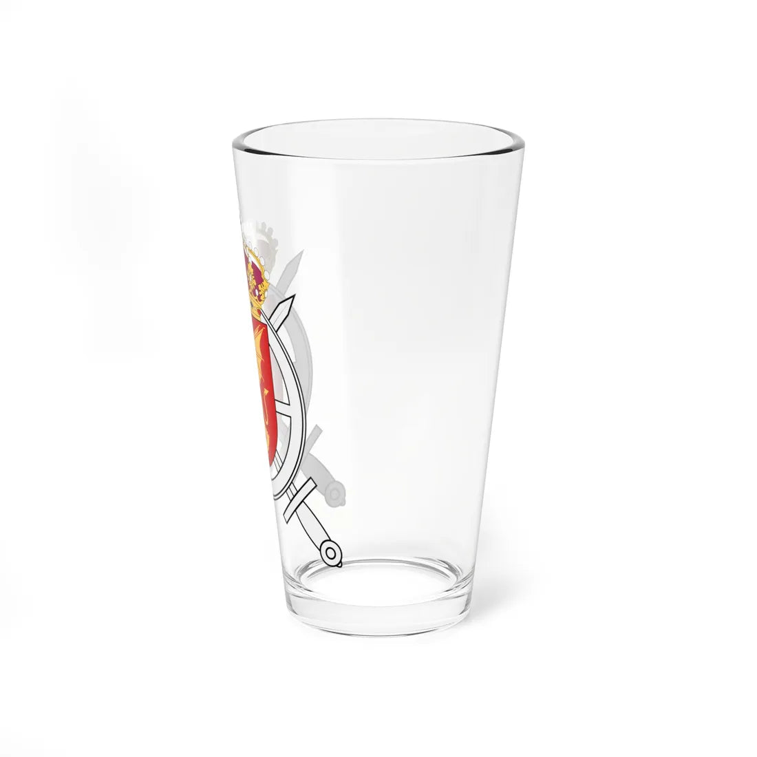 Svea trängregemente vapen (Sweden) (Coat of Arms) Pint Glass 16oz - Go Mug Yourself